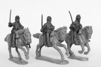 Union Cavalry in Sack Coats, Galloping, Swords Drawn