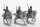 Union Cavalry in Sack Coats, Galloping, Swords Drawn