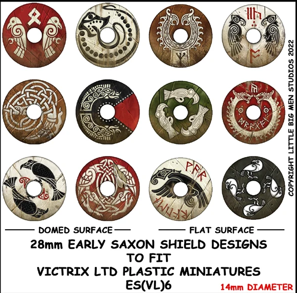 Early Saxon Shield Designs 6