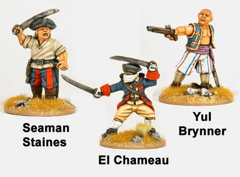 Pirates: Sea Dogs - Yul Brinner, El Chameau, Seaman Staines