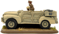 Brigadier JC Jock Campbell (with Ford Sation Wagon)