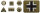 Late War German Token & Objective Set