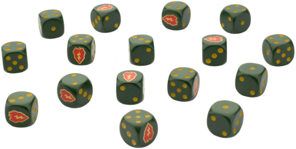 Tropic Lightning Dice Set