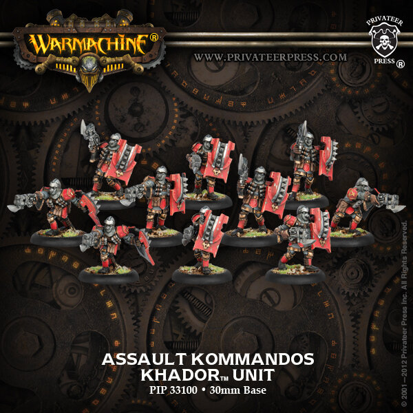 Khador Assault Kommandos Unit