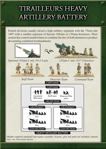 Tirailleurs Heavy Artillery Battery