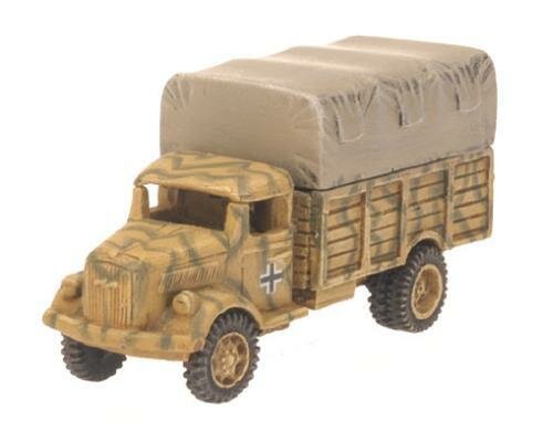 WW2 German Opal Blitz Trucks x2 20mm scale resin cast 