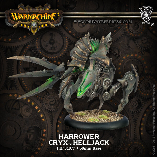 Figurine Warmachine – Cryx Character Helljack – Privateer Press – Occasion