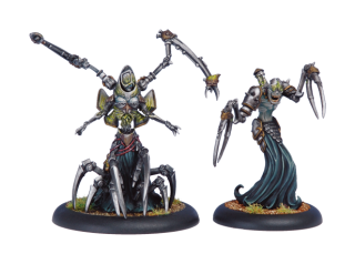 Cryx: Warcaster Master Necrotech Montenebra & Deryliss