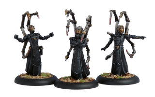 Warmachine: Cryx Allies Cephalyx Overlords (x3)