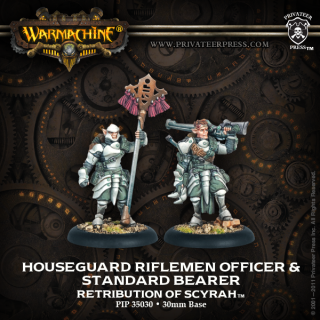 Retribution Houseguard Rifleman Officer & Standard Bearer