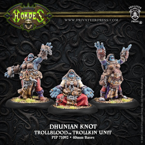 Trollbloods Dhunian Knot Trollkin Unit