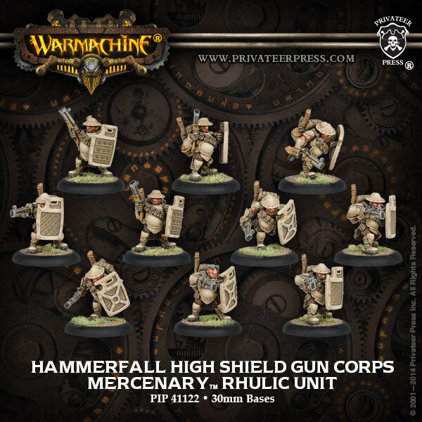 Mercenary Hammerfall High Shield Gun Corps Unit