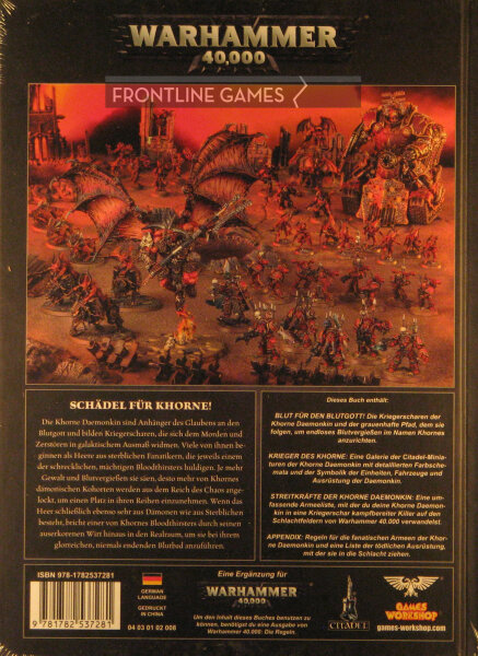 Codex: Khorne Daemonkin (Deutsch)