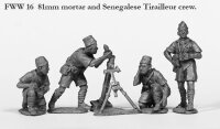 Senegalese Tirailleur 81mm Mortar & Crew