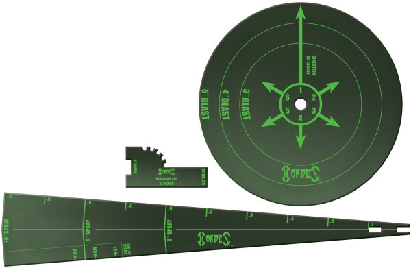 Hordes MKII Template Set