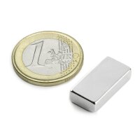 Quadermagnet 20 x 10 x 5mm