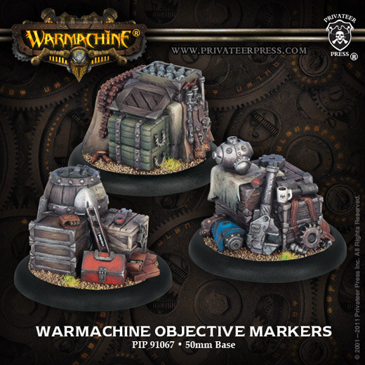 Warmachine Objective Markers