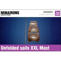 1/600 Unfolded Sails XXL Mast