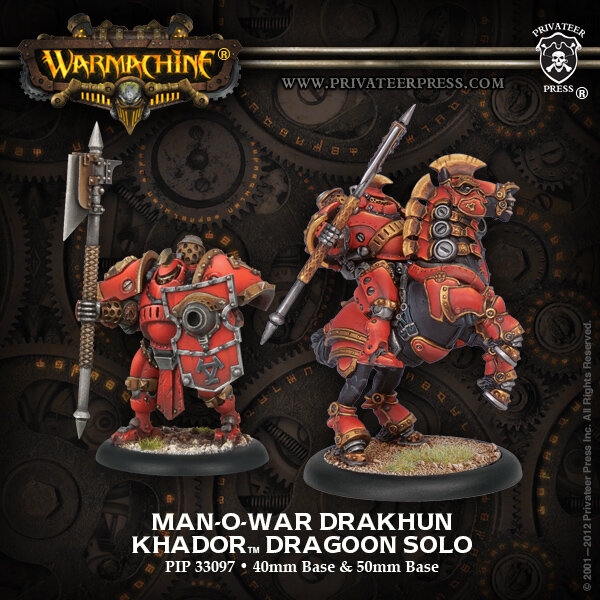 Khador Man-O-War Drakhun Dragoon Cavalry