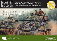15mm Sherman M4A4 and Firefly Tank (x5)