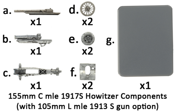 155mm C mle 1917 S Howitzer