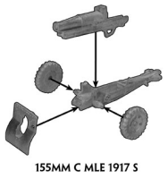 155mm C mle 1917 S Howitzer