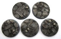 40mm Steel Plate Bases (x5)