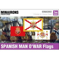 1/600 Spanish Man-of-War Flags