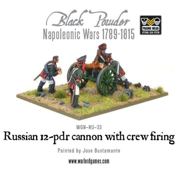 Napoleonic Russian 12-pdr Cannon 1809-1815
