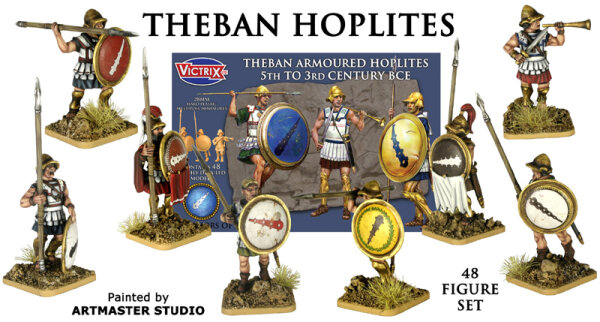 Theban Greek Armoured Hoplites X 12 #1 Ancient Pro painted 28mm Victrix Spqr