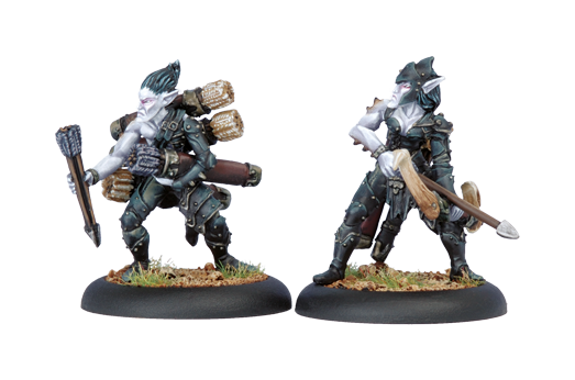 Legion of Everblight Blighted Archer Officer & Ammo Porter