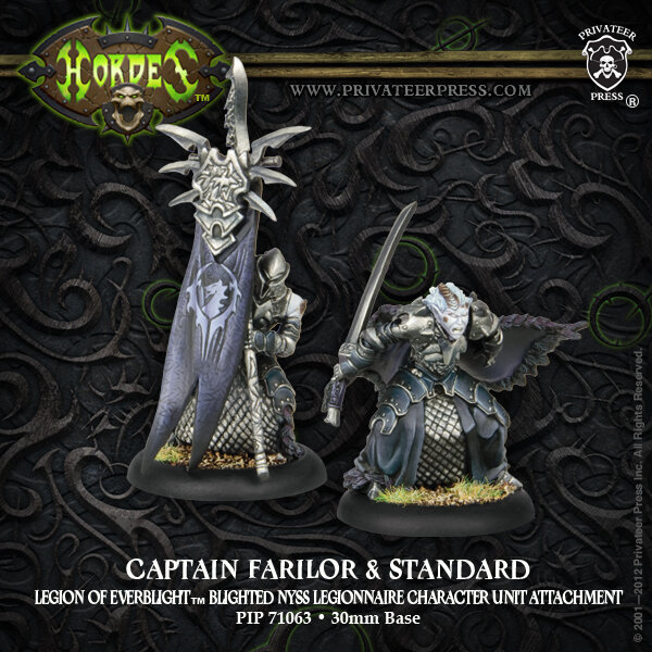 Legion of Everblight Captain Farilor & Standard Legionnaire