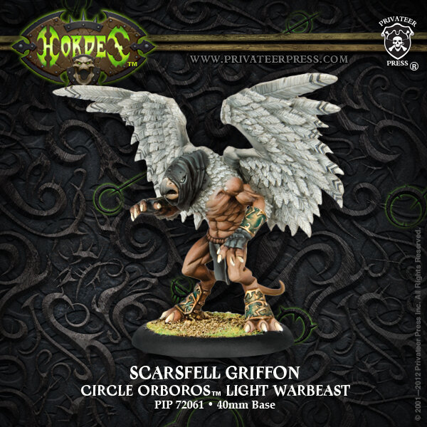 Circle Orboros Scarsfell Griffon Light Warbeast