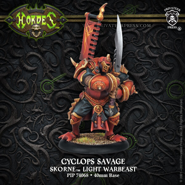 Skorne Cyclops Savage Light Warbeast