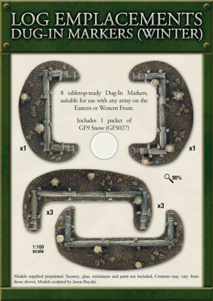 Log Emplacements: Winter - Dug-In Markers