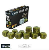 Bolt Action: Orders Dice - Green (x12)