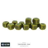 Bolt Action: Orders Dice - Green (x12)