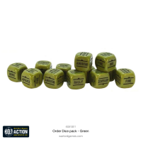 Bolt Action: Orders Dice Pack - Green