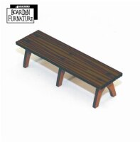 28mm Trestle Table & 4 Benches