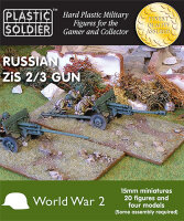 15mm Russian Zis 2/3 Anti-Tank/Field Gun (x4)