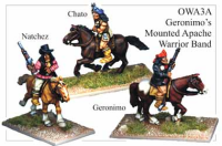 Old West Indians - Geronimo`s Mounted Apache Warrior Band