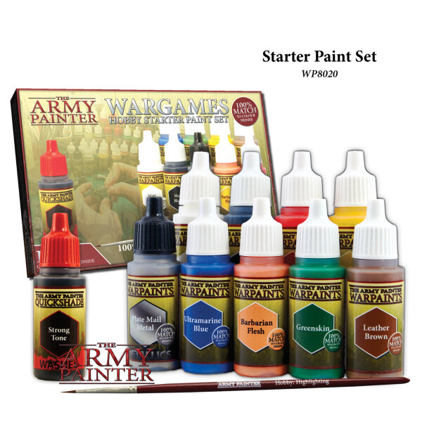 Army Painter: Wargames Hobby Starter Paint Set