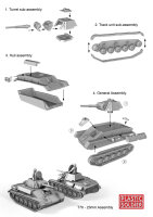 1/72 Russian T-70 Tank  (x3)