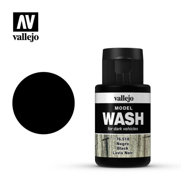 Vallejo - Wash, Black 35ml