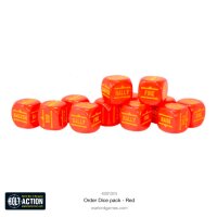 Bolt Action: Orders Dice - Red (x12)