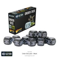 Bolt Action: Orders Dice - Black (x12)