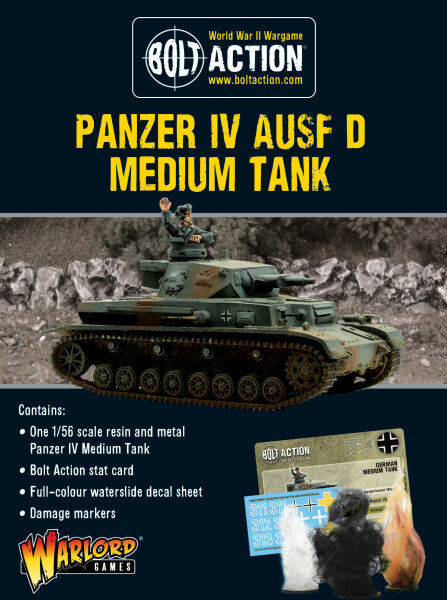 Panzer IV Ausf. D Medium Tank