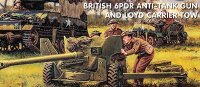 1/72 British 6pdr Anti-tank Gun and Loyd Carrier Tow (x1...