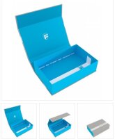 75mm Feldherr Magnetbox Half-Size – Blau, Leer