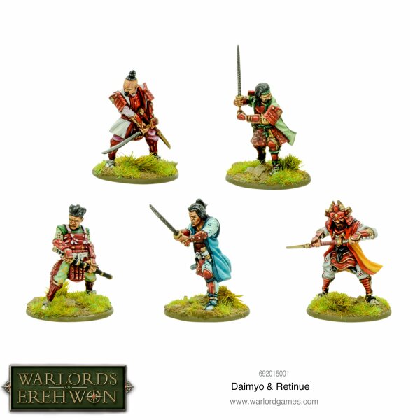 Warlords of Erehwon: Daimyo & Retinue